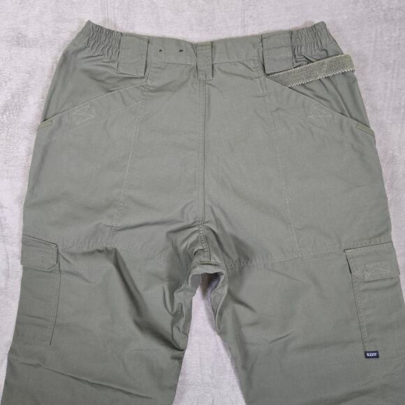 5.11 Tactical Pants Style 74273 Mens 36x32 Green Cargo Utility Ripstop - Picture 9 of 10